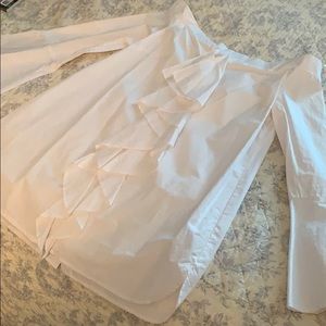 Do+Be off-shoulder ruffle top